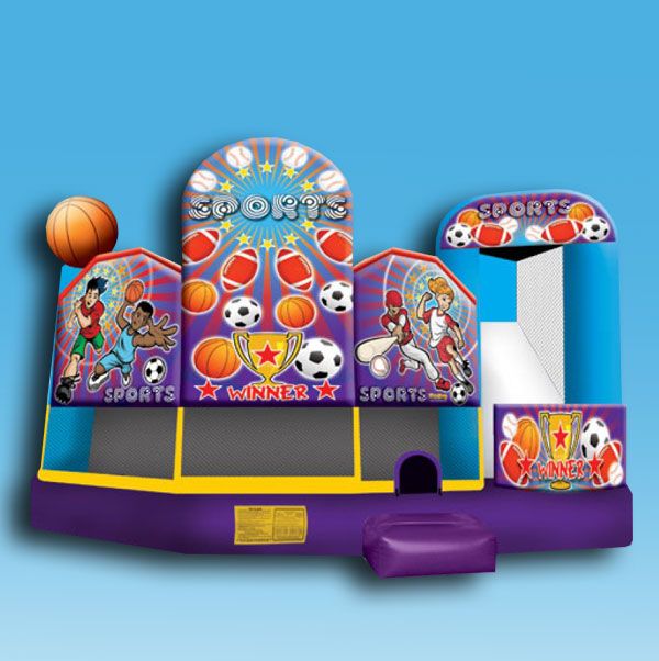 SPORTS 2 IN 1 MODULE JUMPER (basketball hoop included)